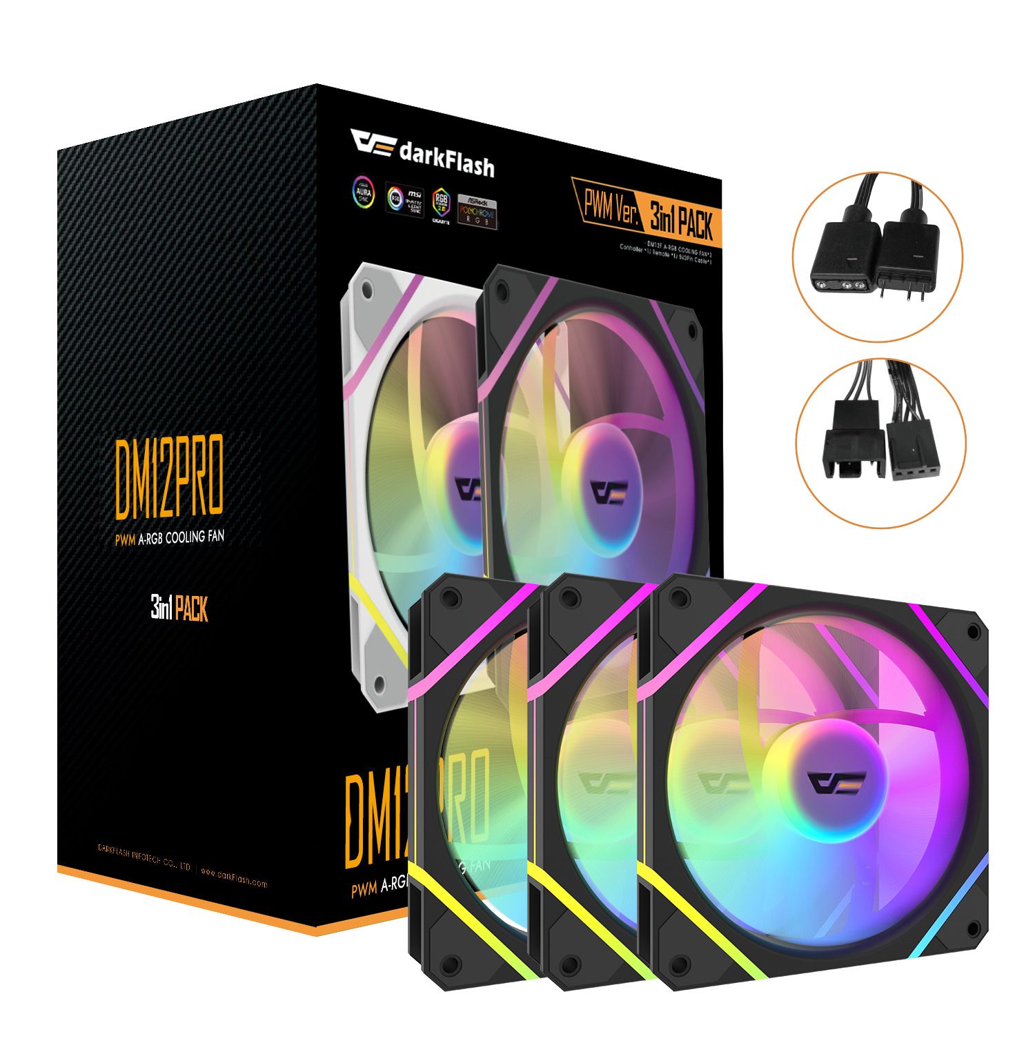 DM12 Pro ARGB Cooling Fan